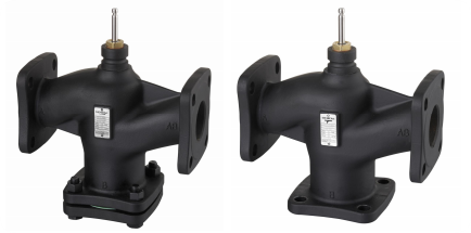 二通和三通法兰座阀, PN 25